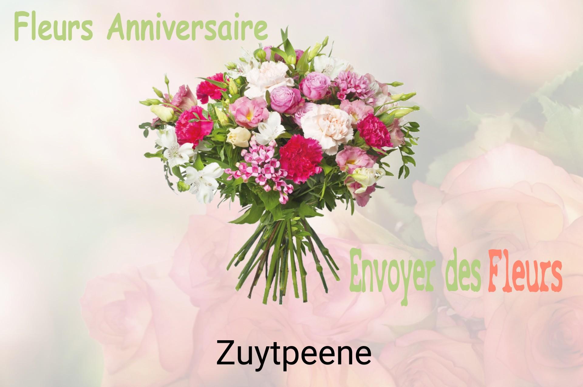 Bouquet de fleurs d’anniversaire livré à Zuytpeene